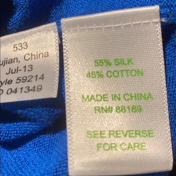 Lilly Pulitzer royal blue cardigan - Picture 7 of 8